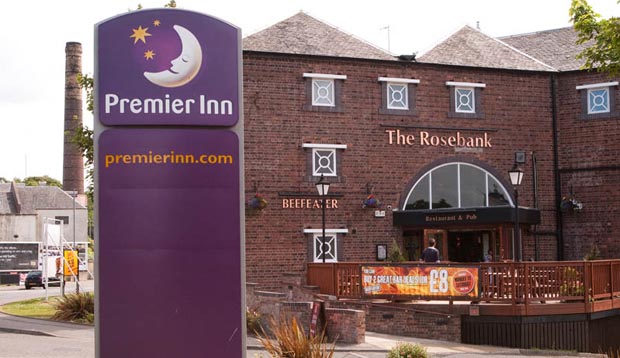 Exterior at Premier Inn Falkirk Central